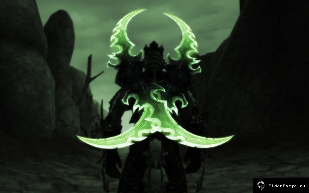 Обложка мода: Twin Blades of Azzinoth – парные клинки для Morrowind