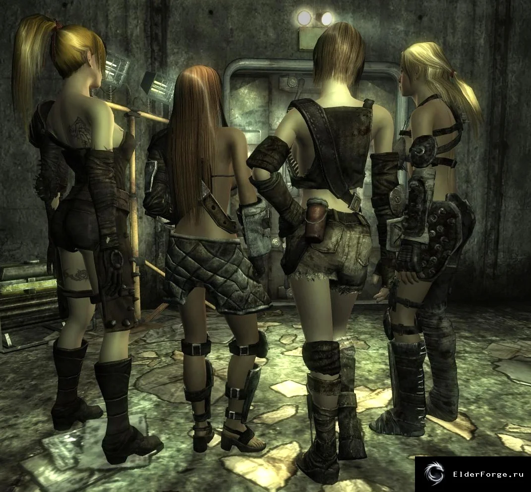 Обложка мода: Женская броня рейдеров Fallout 3 — TYPE3 Raider Replacer