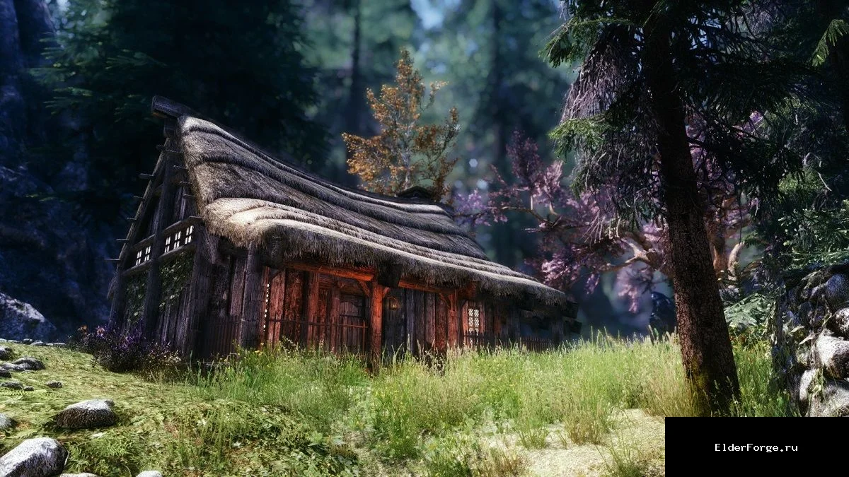 Обложка мода: Убежище «Морозный мед» — уютный дом для Довакина в Skyrim LE