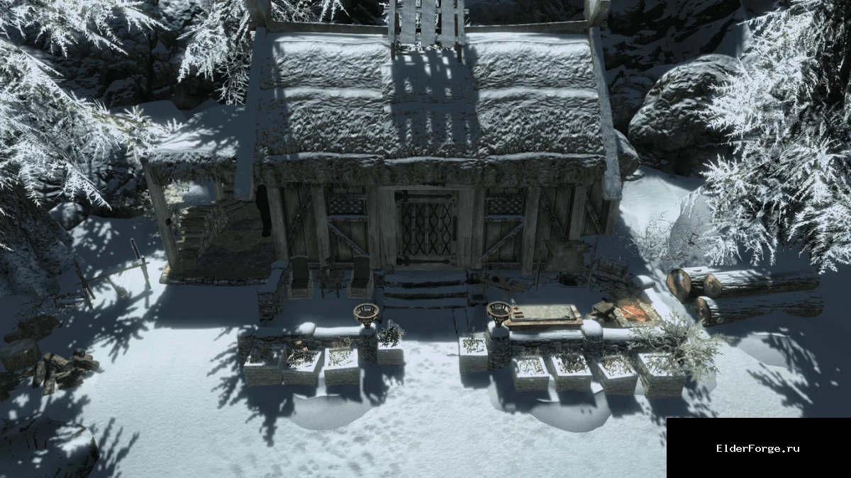 Обложка мода: Убежище Тьюра – уютный дом у Святилища Азуры для Skyrim Legendary Edition