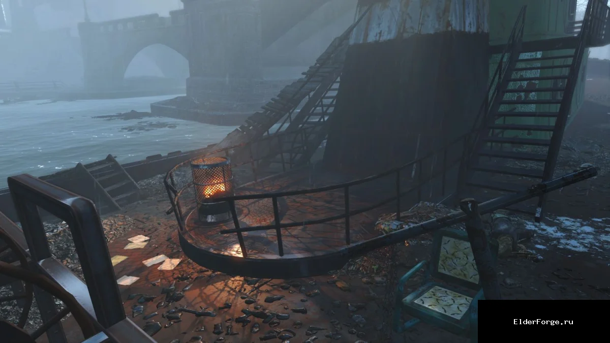 Обложка мода: Убирает трупы китов, дельфинов и рыбы в Fallout 4 — чистый берег