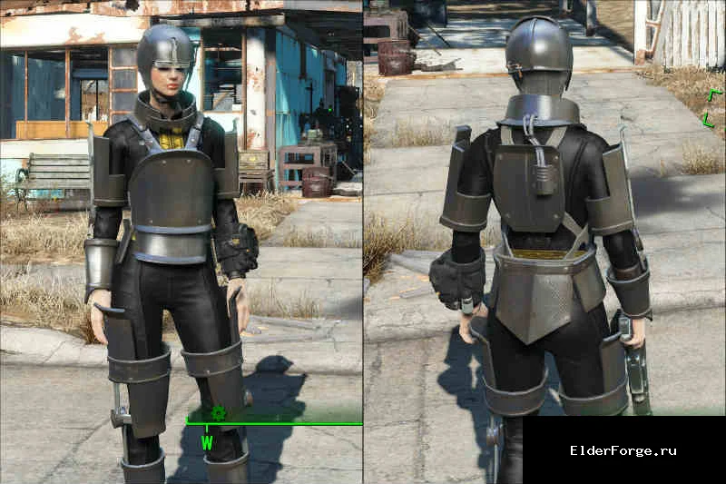 Обложка мода: Углеродная броня синтов для Fallout 4 – новый материал и внешний вид