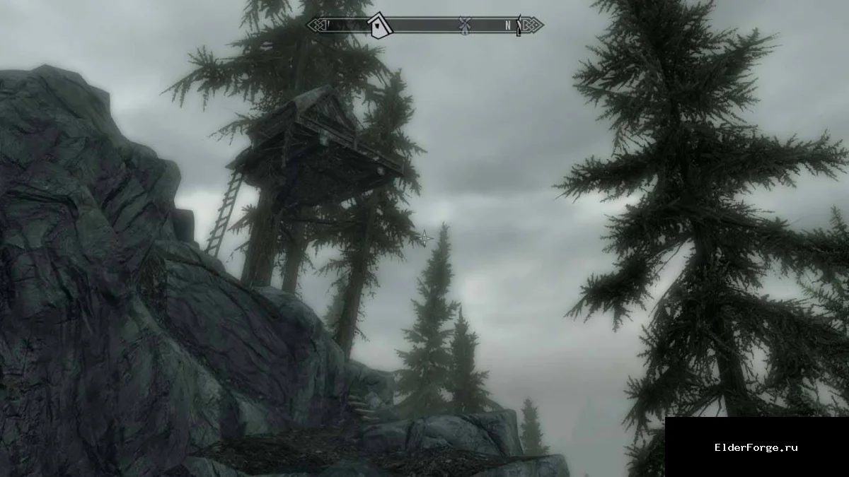 Обложка мода: Уютный домик на дереве для Skyrim Legendary Edition