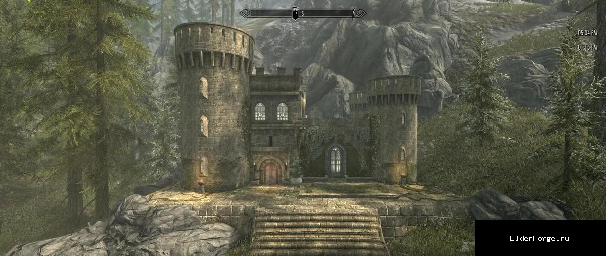 Обложка мода: Уютный замок у Вайтрана в Skyrim SE – Safehold от Lazz'а