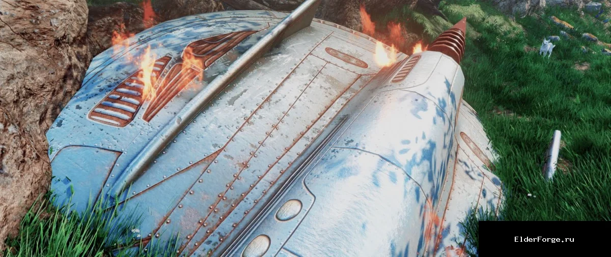 Обложка мода: Ультракачественный 4K-ретекстур НЛО Содружества для Fallout 4