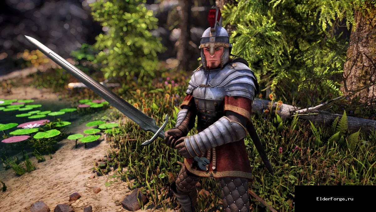 Обложка мода: Ультракачественный стальной двуручный меч для Skyrim SE – Simple Iron Greatsword