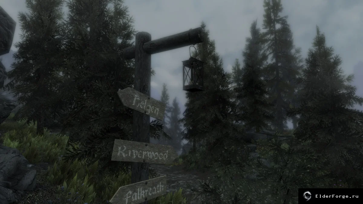 Обложка мода: Экстерьерное освещение Skyrim LE — улучшенные фонари и факелы