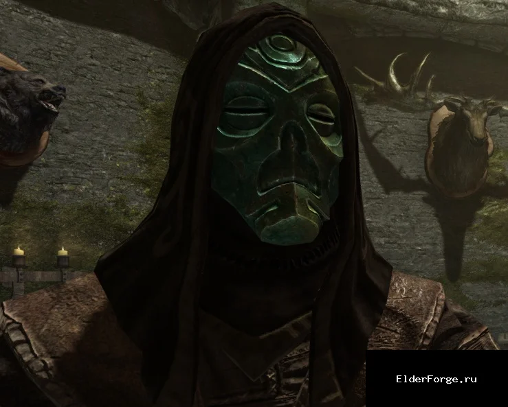 Обложка мода: Улучшенные маски драконьих жрецов для Skyrim SE – новые чары и баланс