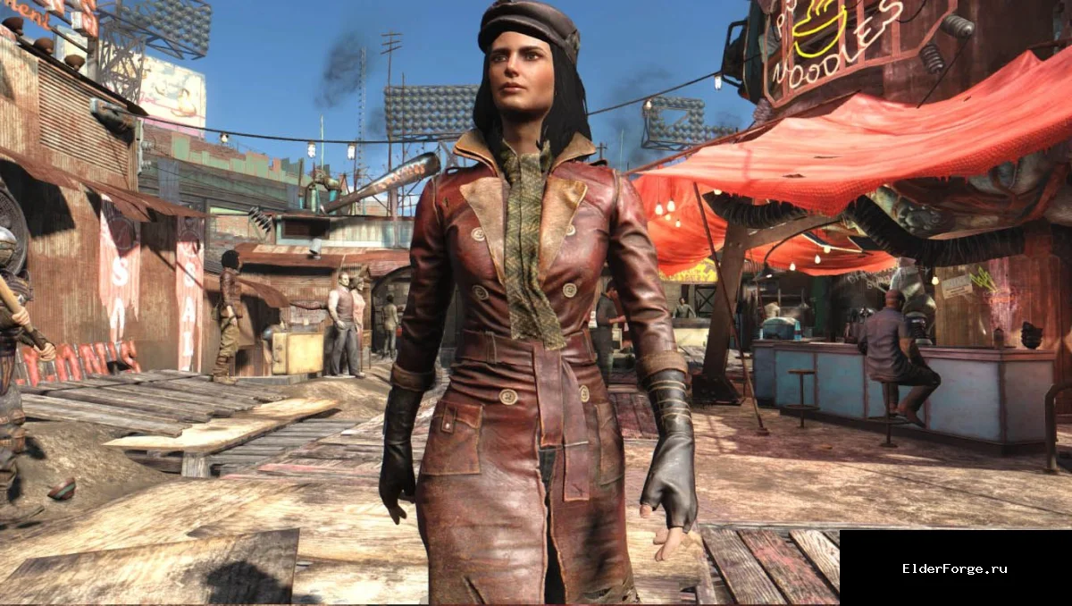 Обложка мода: Улучшенные текстуры одежды Пайпер для Fallout 4