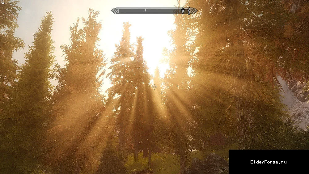Обложка мода: Улучшенные текстуры солнца для Skyrim Legendary Edition – яркие закаты и сияние