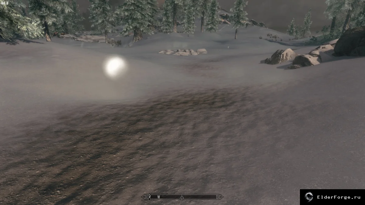 Обложка мода: Динамический снег для Skyrim LE — улучшенный реалистичный зимний ландшафт