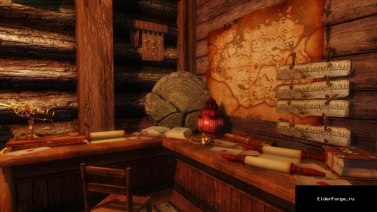 Обложка мода: Улучшенный дом «Медовик» для Skyrim Legendary Edition – новые предметы и декор