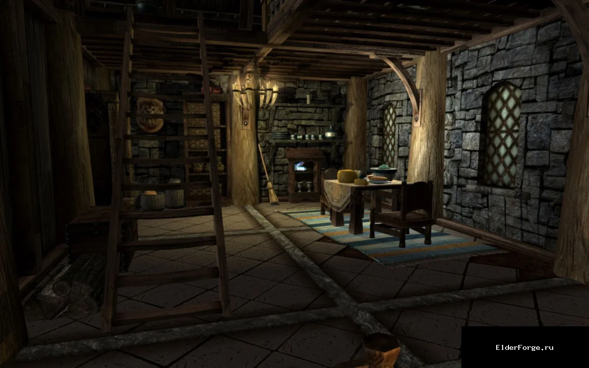 Обложка мода: Улучшенный дом теплых ветров для Skyrim LE – новые интерьеры и функции