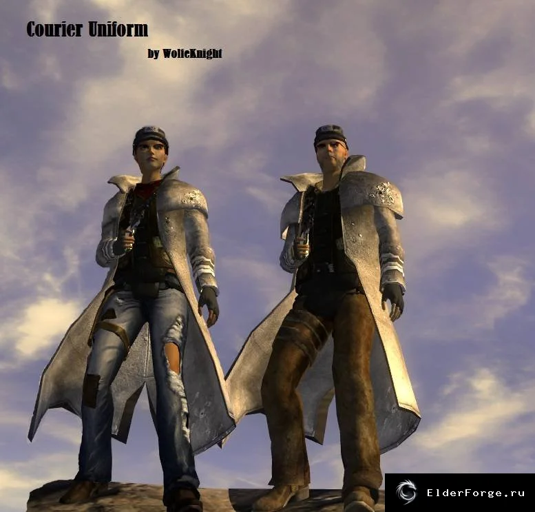 Обложка мода: Униформа курьера для Fallout: New Vegas