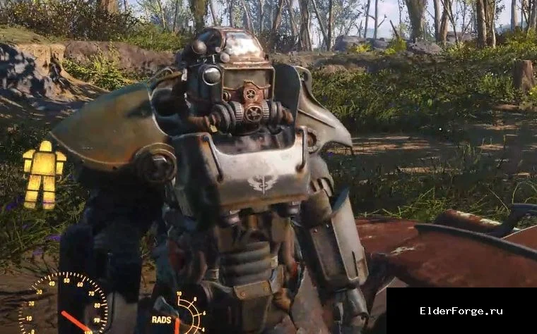 Обложка мода: Уникальная силовая броня мусорщика для Fallout 4