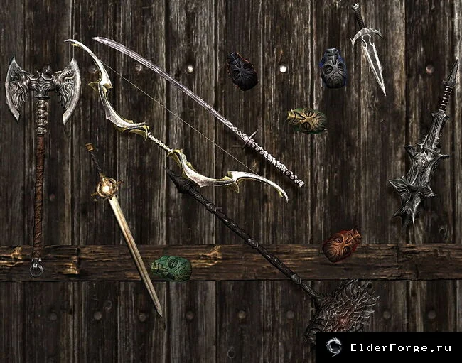 Обложка мода: Уникальные зачарования Skyrim LE — переработка системы