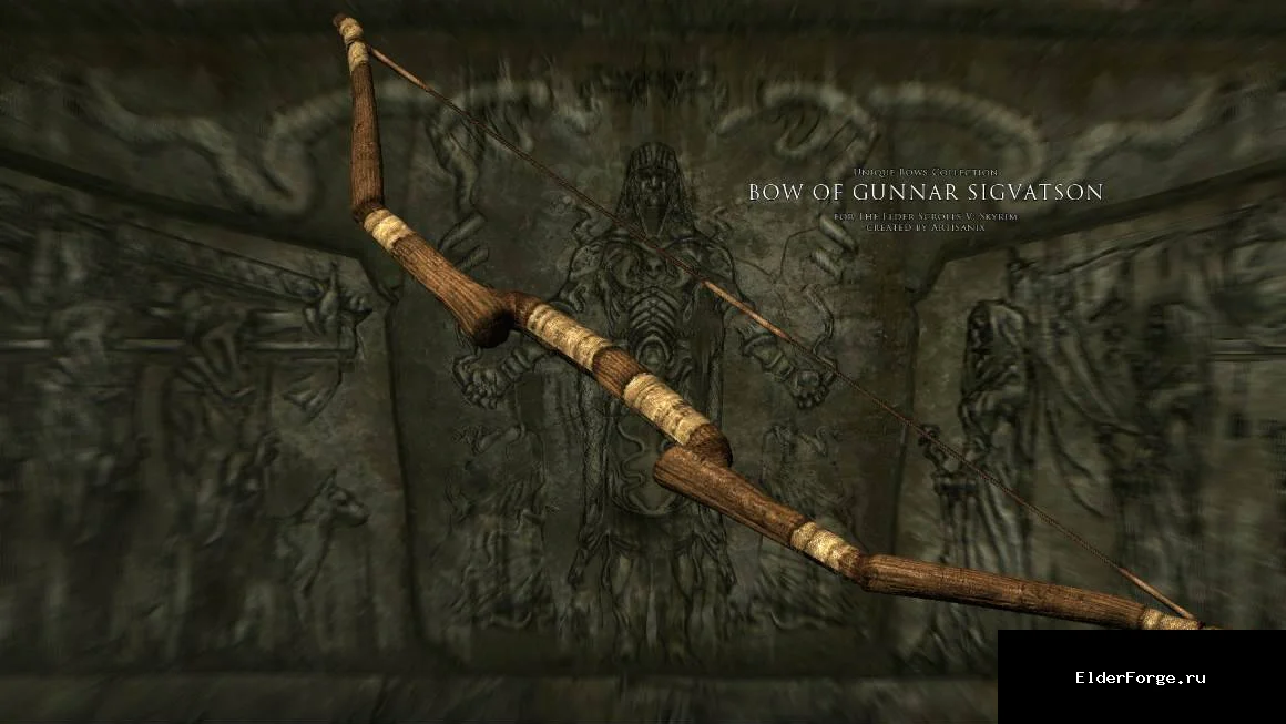 Обложка мода: Unique Bows Collection LE — уникальная коллекция луков для Skyrim LE