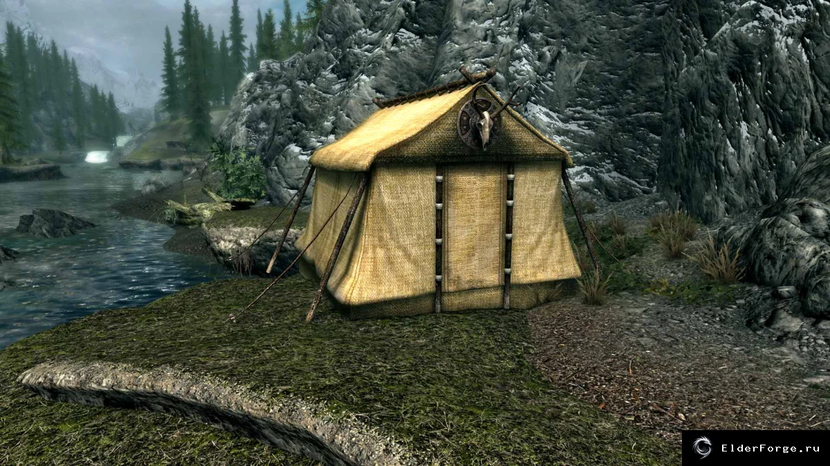 Обложка мода: Новые заклинания «Походный лагерь» — UPS Camp II для Skyrim SE/AE