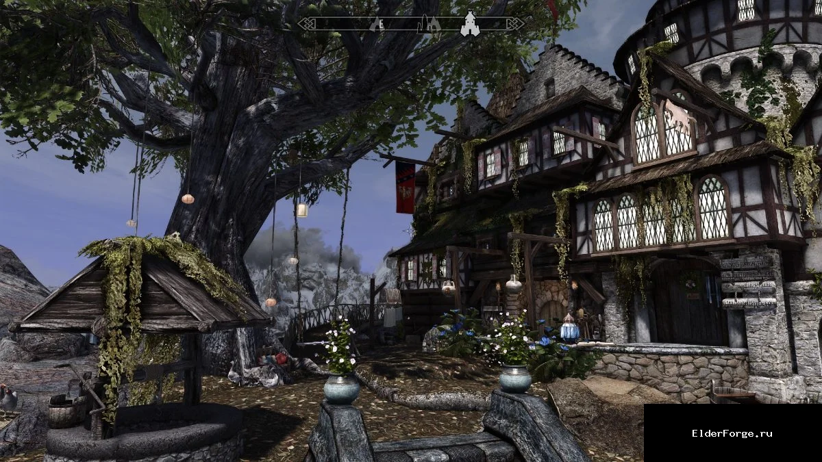 Обложка мода: Усадьба Мейпл для Skyrim SE и AE — роскошный дом у Айварстеда