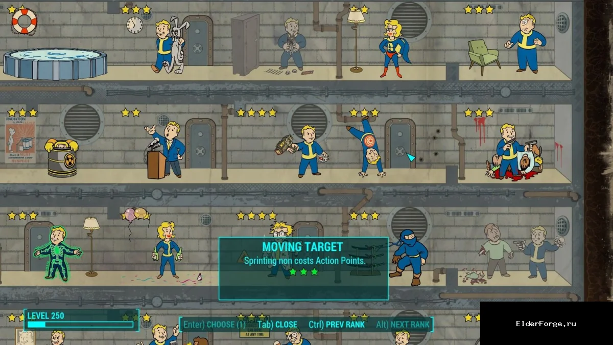 Обложка мода: Усиленные стандартные перки для Fallout 4 – улучшенные бонусы героя