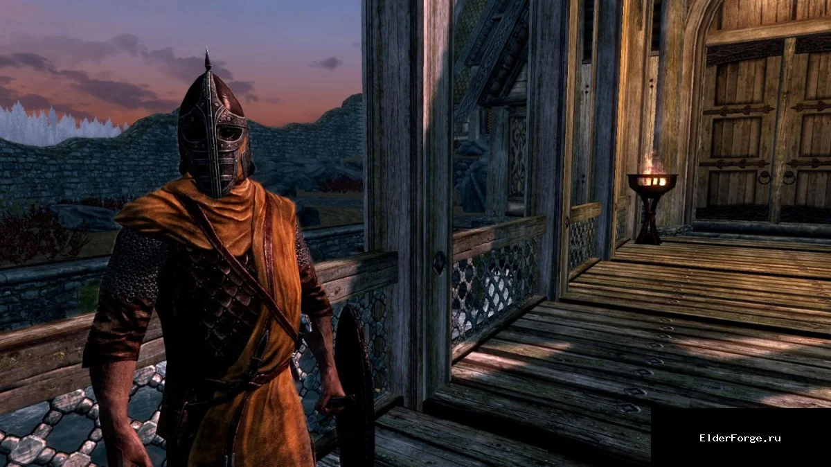 Обложка мода: Утепление тяжелой брони для Skyrim LE – согрейте свою броню