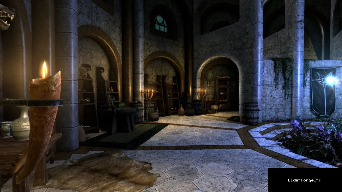 Обложка мода: Уважайте архимага – мод для Skyrim SE, устраняющий диалог о тайных искусствах