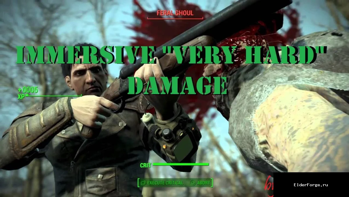 Обложка мода: Увеличенный урон в Fallout 4 – 3.5× сильнее боевых столкновений