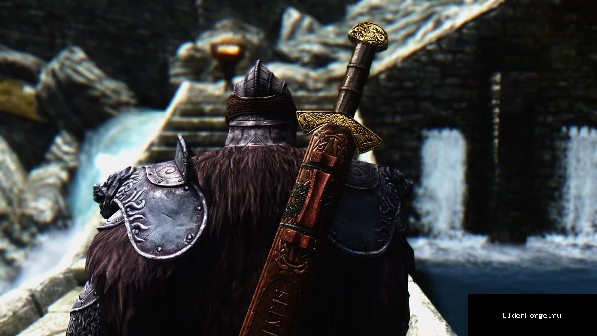 Обложка мода: Валькирия – ледяной меч с масштабируемым уроном для Skyrim Legendary Edition