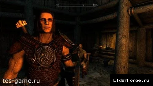 Обложка мода: Вампир‑компаньон Ансгар для Skyrim Legendary Edition