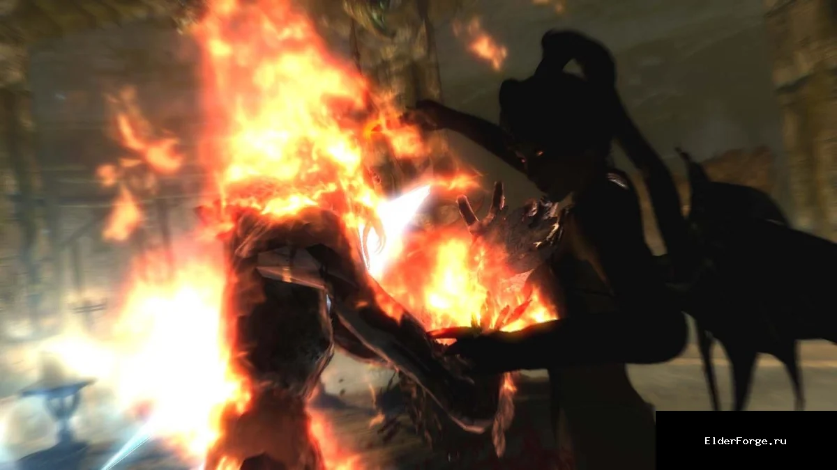 Обложка мода: Вампиры не нападают в городах – безопасный геймплей для Skyrim LE