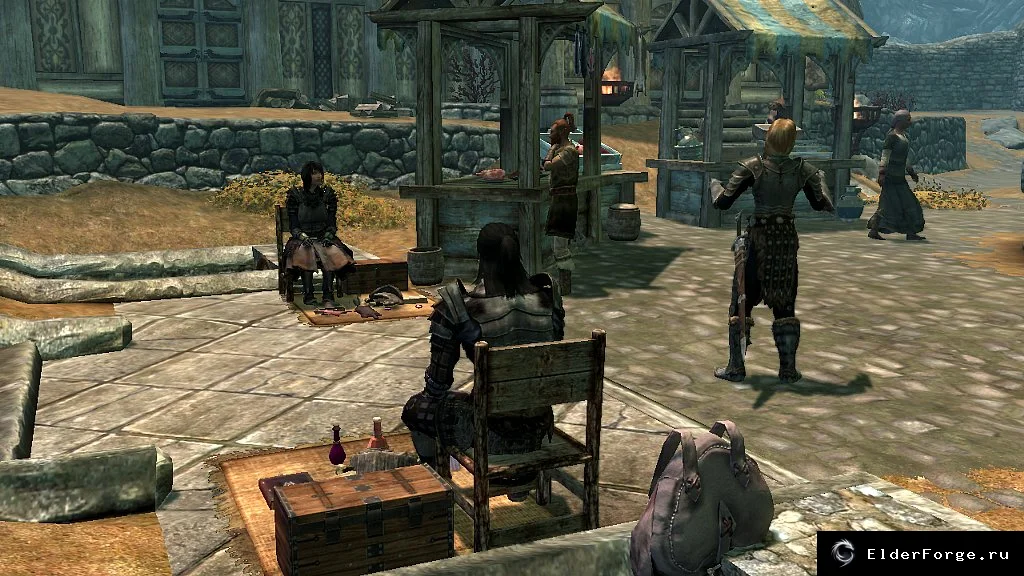 Обложка мода: Торговый прилавок и мини-магазин — Skyrim LE