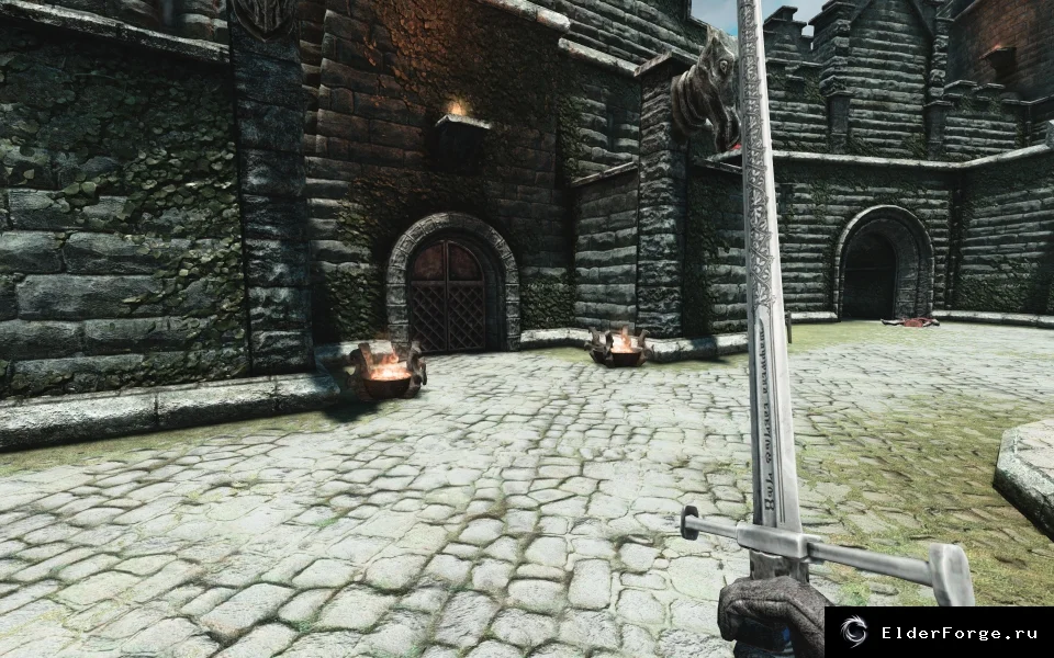 Обложка мода: Ведьмак — клинок «Арбитр», уникальное оружие для Skyrim LE