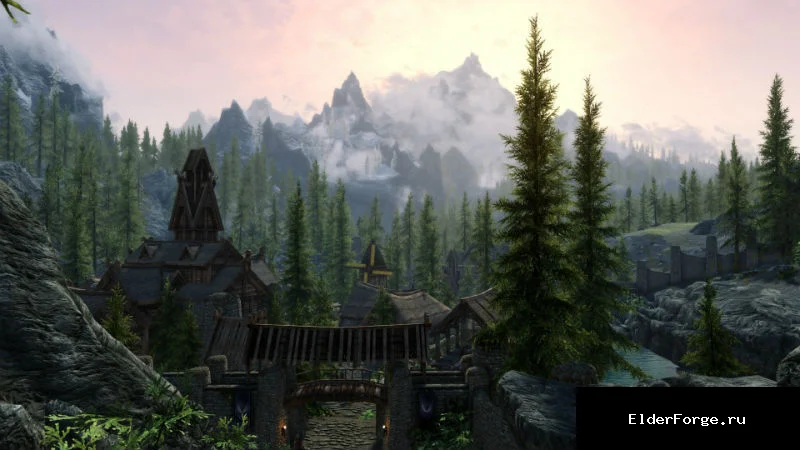 Обложка мода: Великий Фолкрит: расширенный город для Skyrim SE‑AE