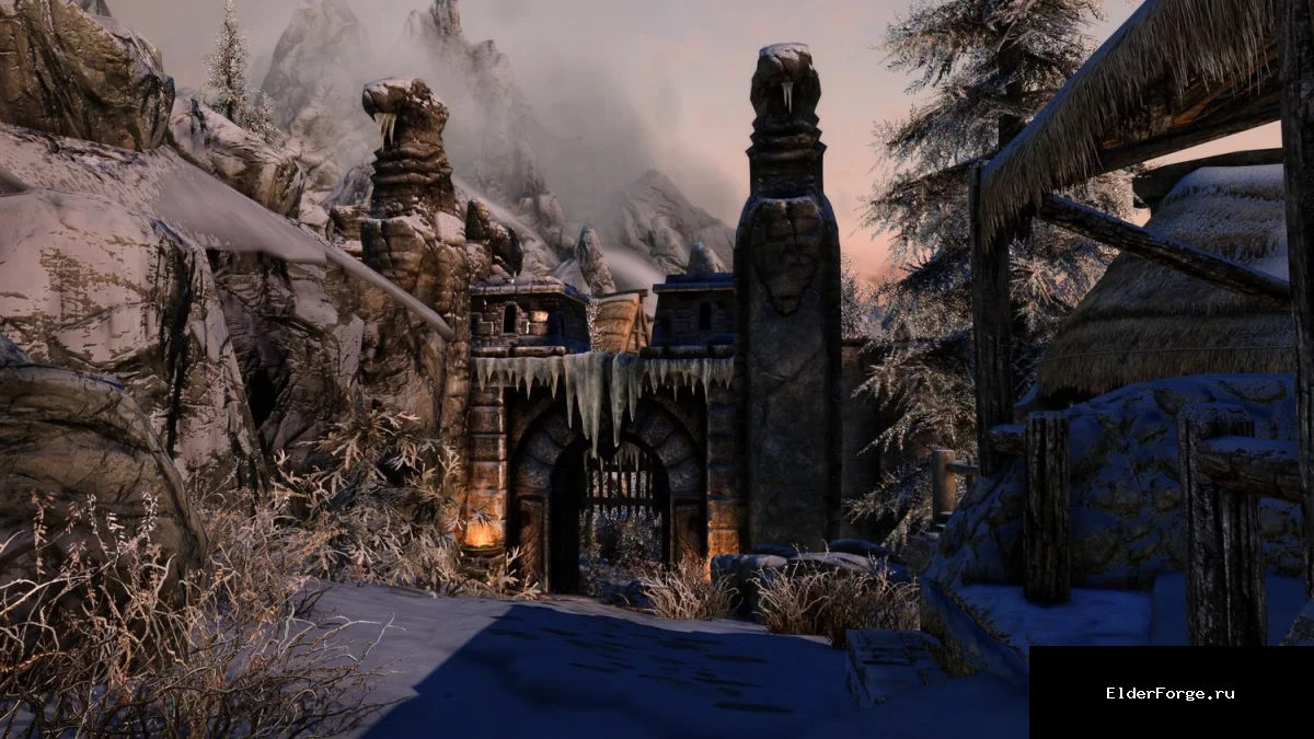 Обложка мода: Великий город Винтерхолд: восстановленные стены и руины для Skyrim LE