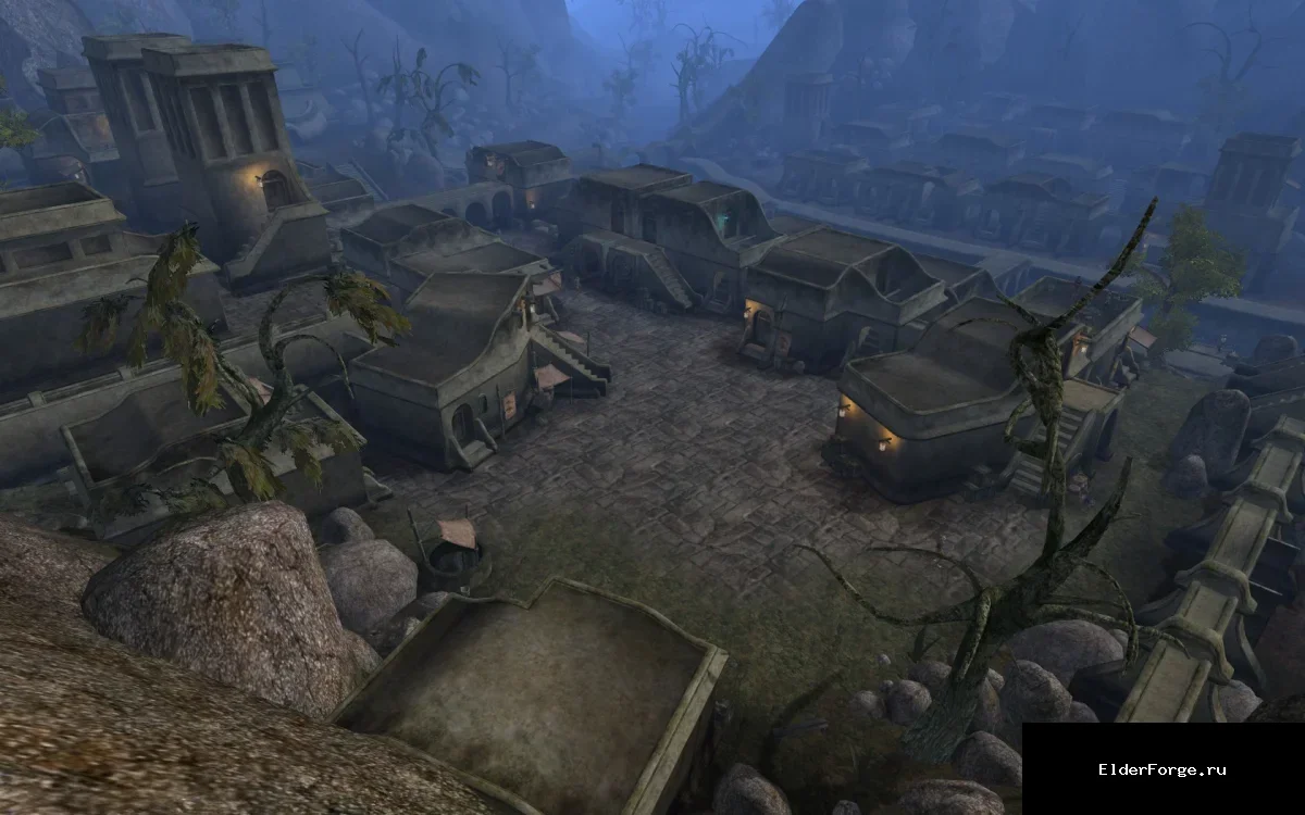 Обложка мода: Великолепная Балмора — полная реконструкция города для Morrowind