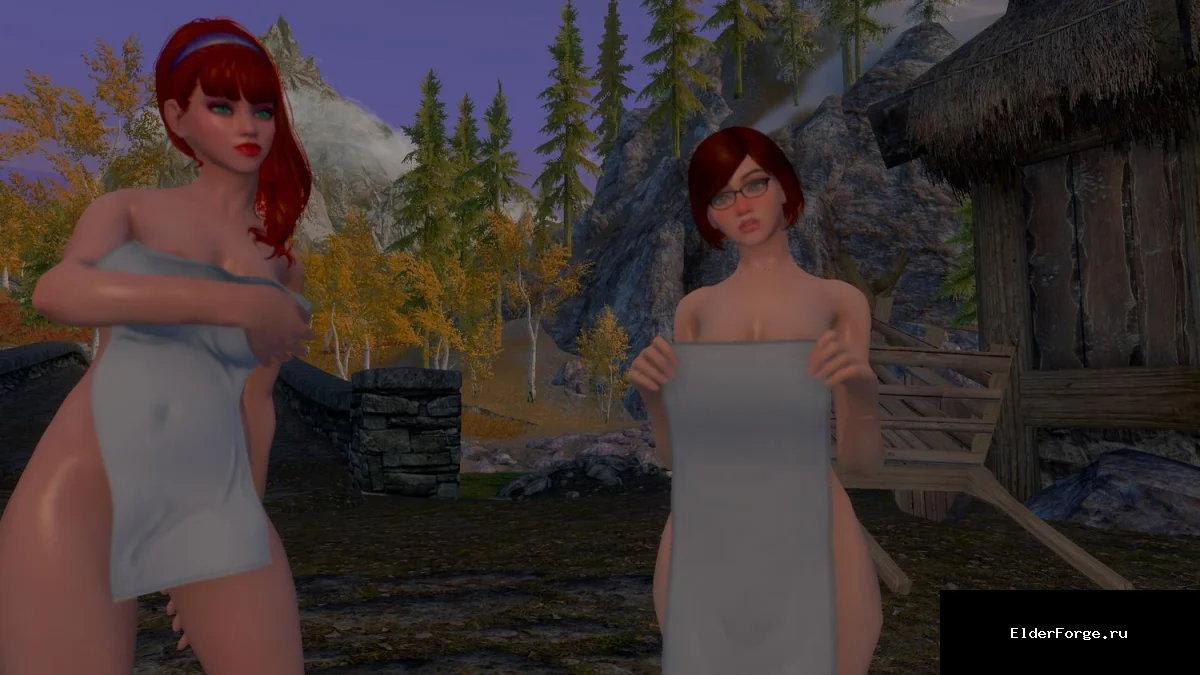 Обложка мода: Велма и Дафна из Скуби‑Ду — новые компаньоны для Skyrim LE