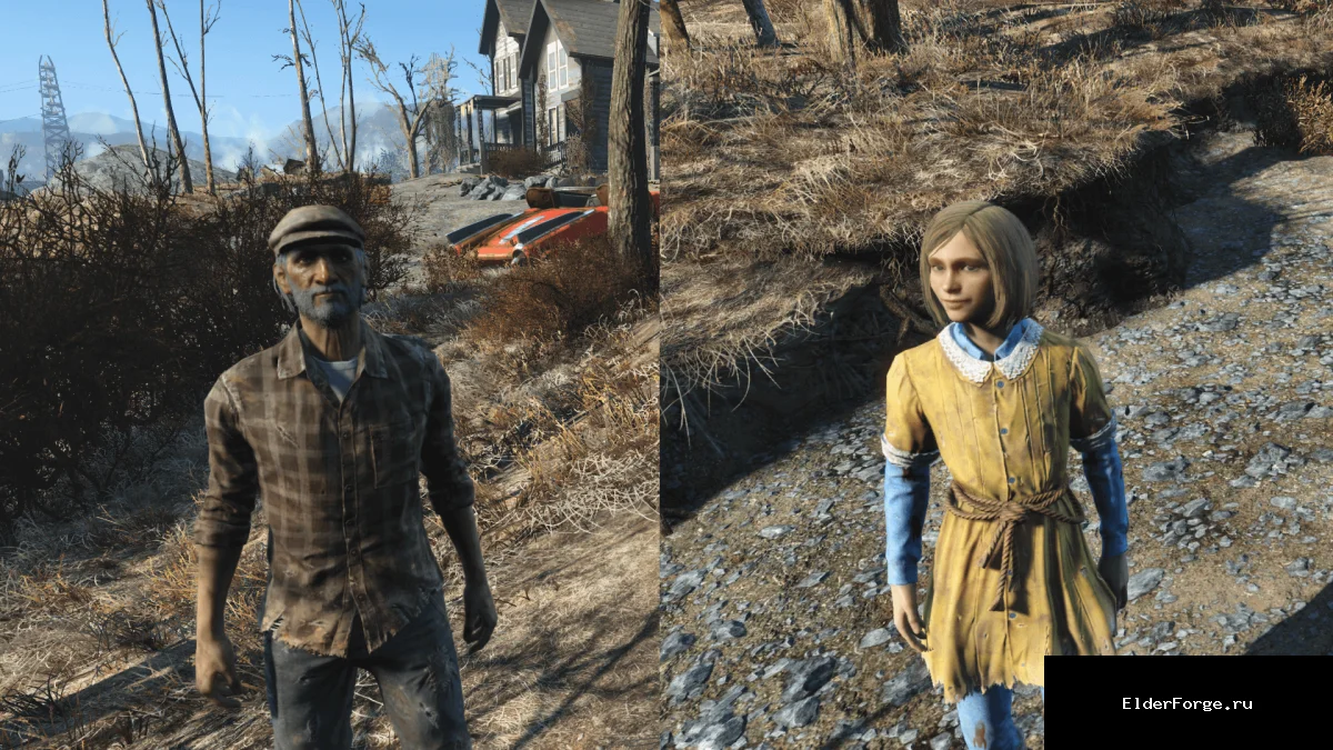 Обложка мода: Вербуем Клинтона и Чарли в Fallout 4: новые поселенцы для вашего убежища