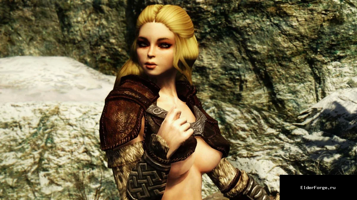 Обложка мода: Вероника – заменитель Валдимара с новой внешностью для Skyrim LE