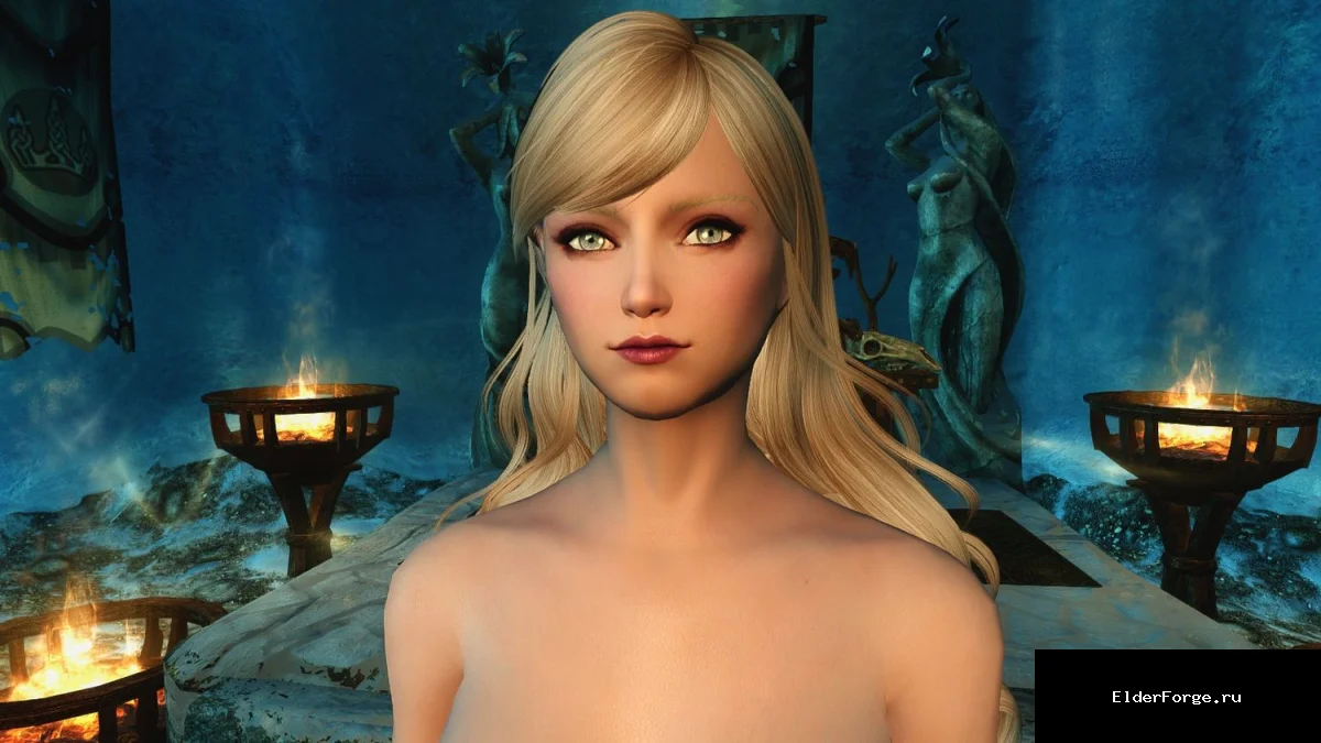 Обложка мода: Vetra — Ледяная Королева: новая спутница для Skyrim Legendary Edition