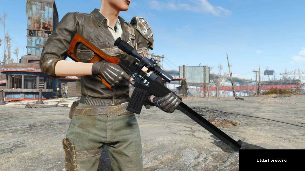 Обложка мода: Винтовка спецназа для Fallout 4 – реалистичное оружие на базе AS Val и VSS Vintorez