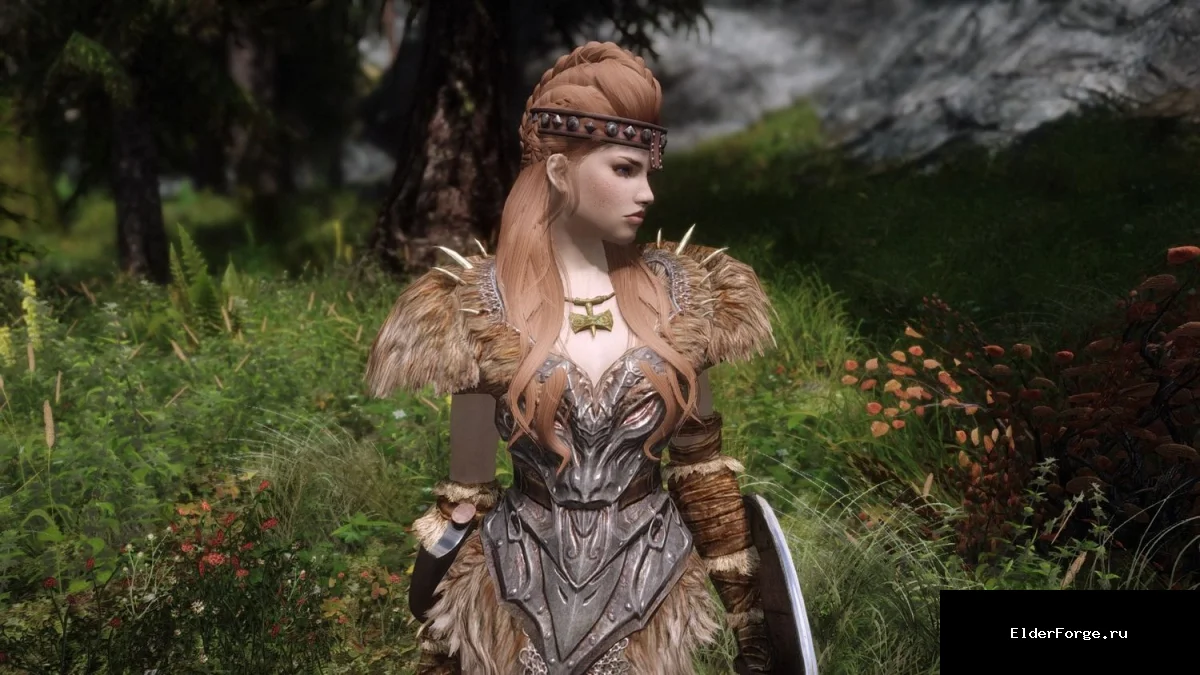 Обложка мода: Висения — очаровательная спутница с UNP телом для Skyrim Legendary Edition