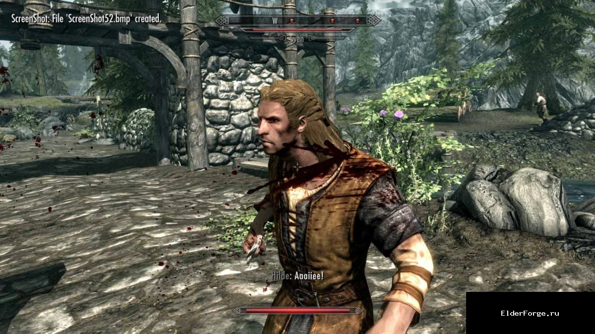 Обложка мода: Визуальные эффекты ударов в рукопашном бою для Skyrim LE
