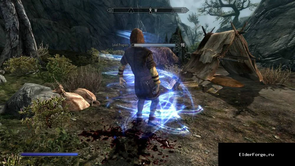 Обложка мода: Воскрешение LE — Resurrection, заклинание воскрешения NPC и лошадей в Skyrim