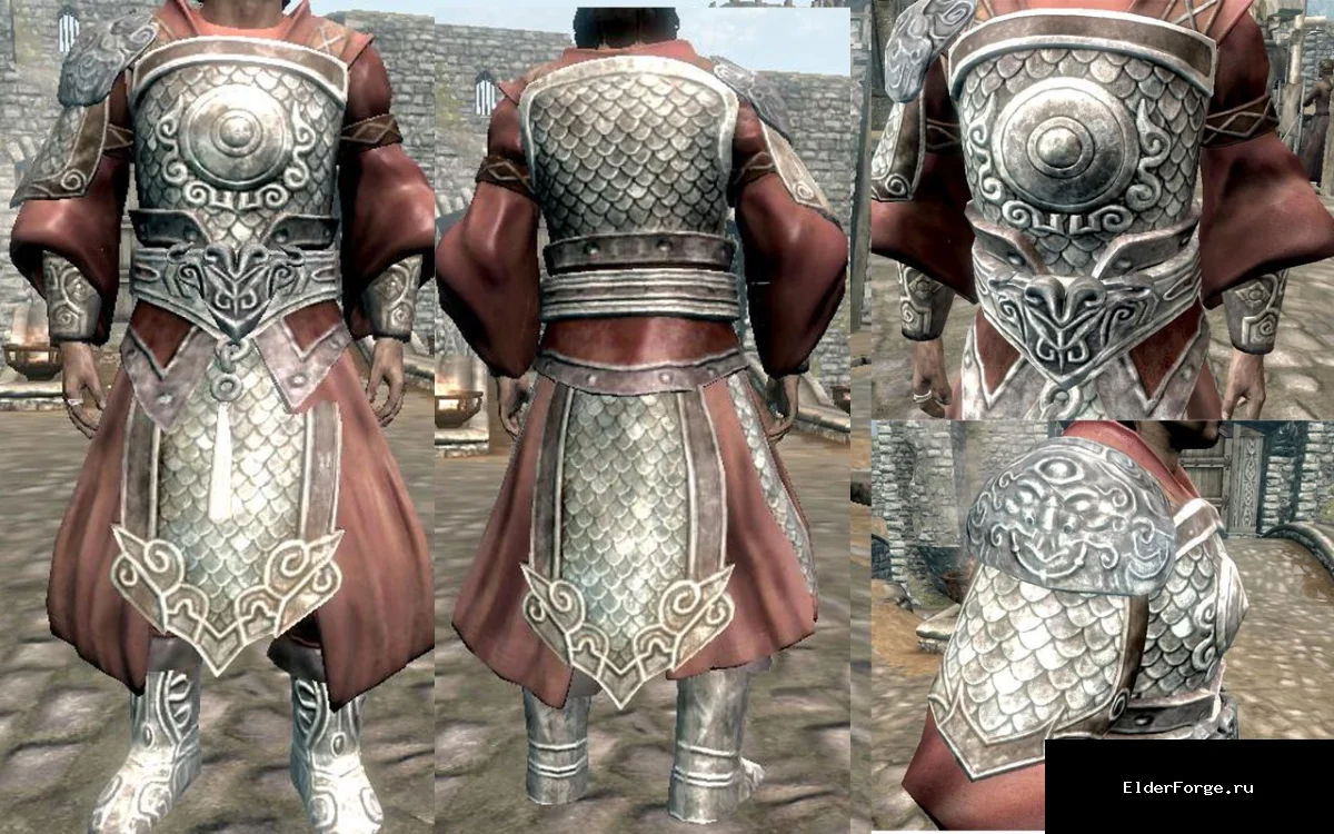 Обложка мода: Восточный Сет – восточная броня и катаны для Skyrim LE