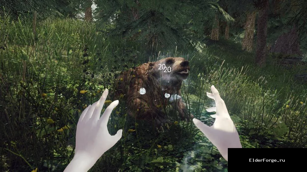 Обложка мода: Всплывающий урон в Skyrim SE‑AE – Floating Damage