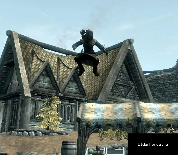 Обложка мода: Высокие прыжки – увеличенный прыжок для персонажа в Skyrim SE