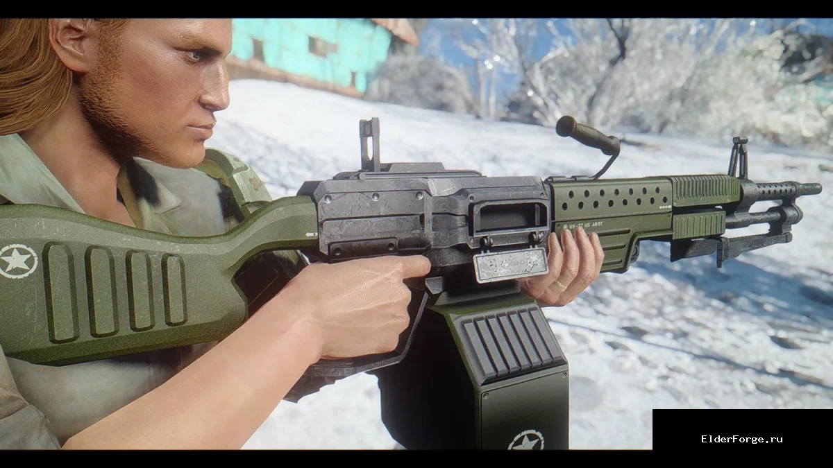 Обложка мода: WH-77 — модульный лёгкий пулемёт для Fallout 4