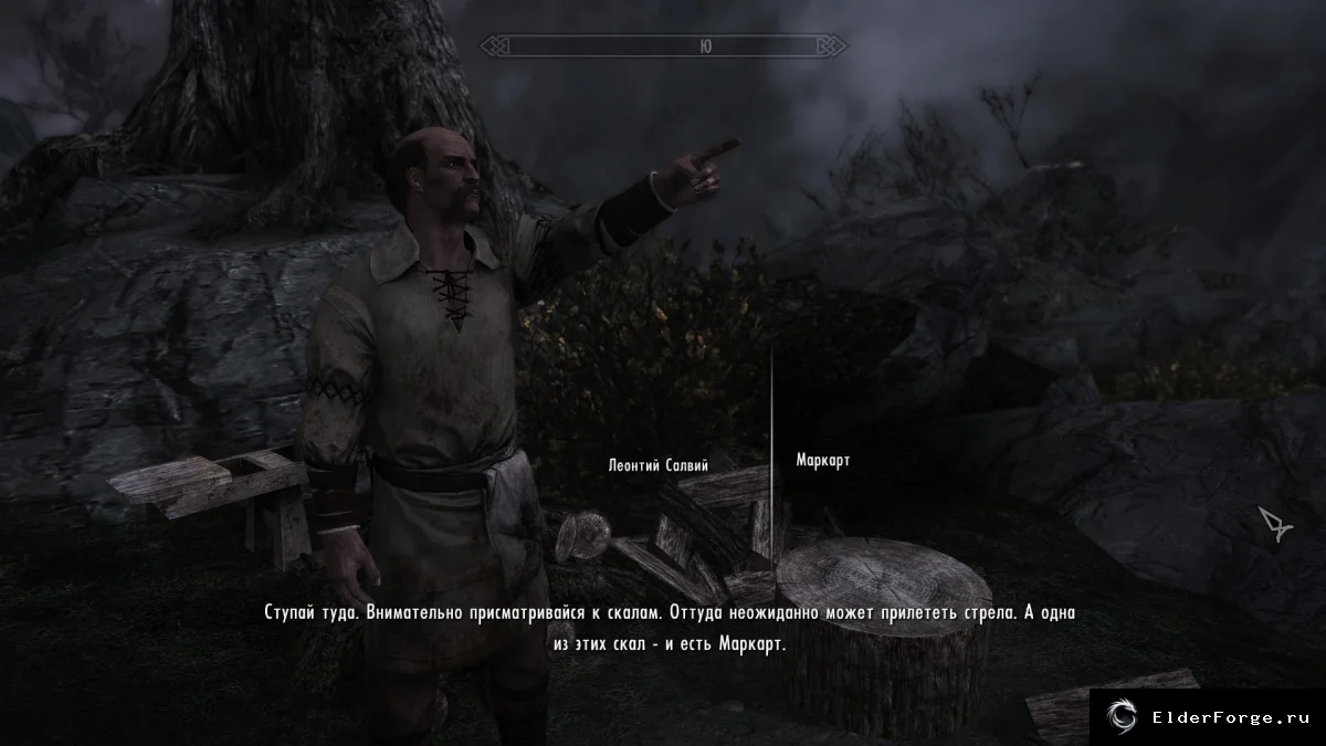 Обложка мода: Навигация по Скайриму — WhichWay для Skyrim LE