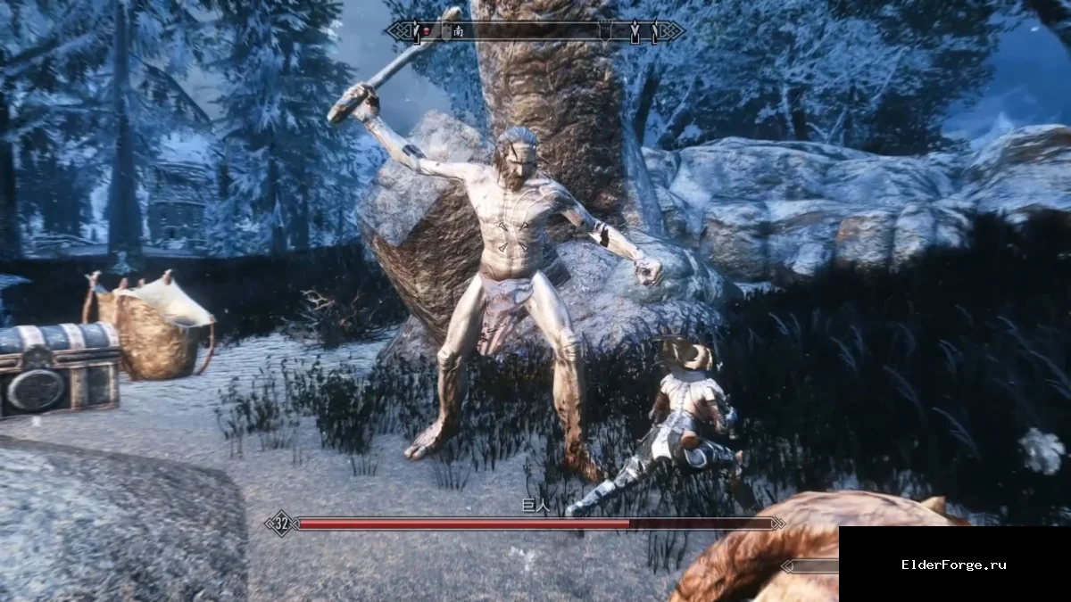Обложка мода: Witcher Dodge Replacer для TK Dodge – анимации уклонения из Ведьмака в Skyrim LE