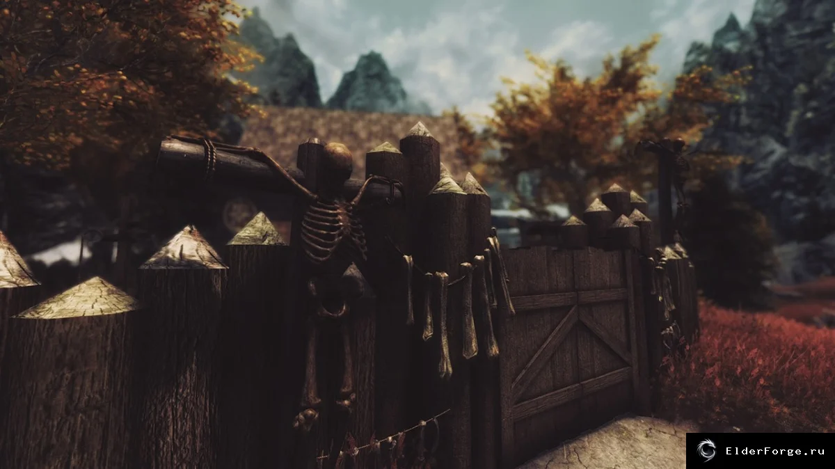 Обложка мода: Дом охотника на вампиров Холмвуд — Skyrim LE